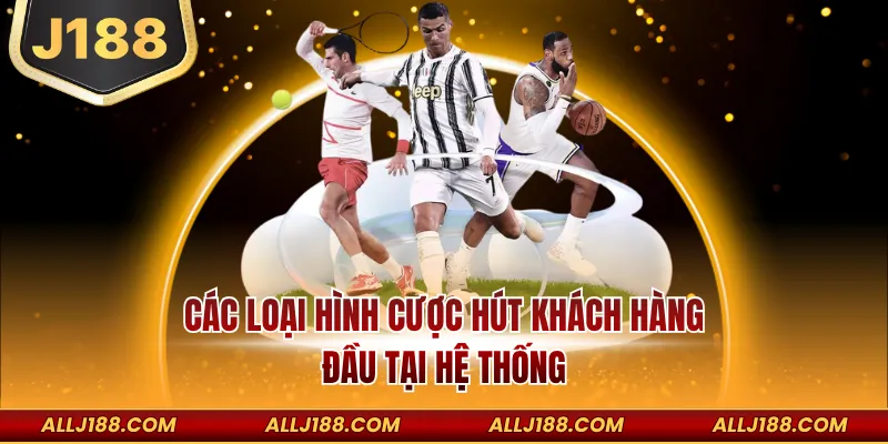 Các loại hình cược hút khách hàng đầu tại hệ thống