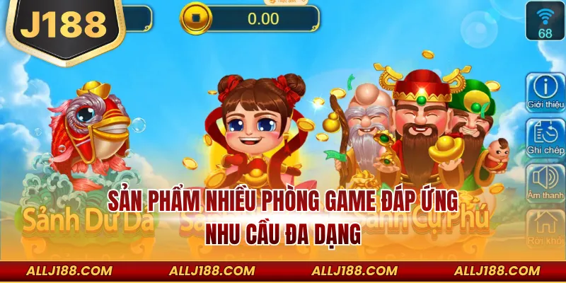 Sản phẩm nhiều phòng game đáp ứng nhu cầu đa dạng